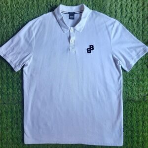 Boss White Polo Shirt